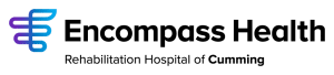 Encompass Health Rehabilitation Hospital of Cumming logo.